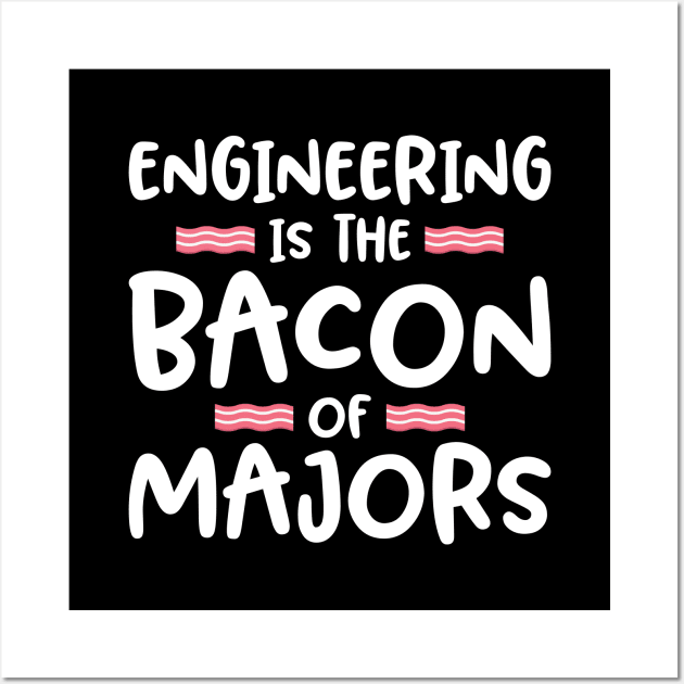 'Engineering is the Bacon of Majors' Wall Art by ourwackyhome